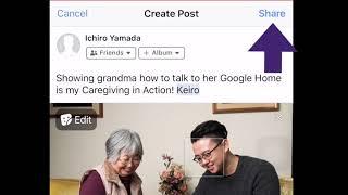 How to tag Keiro on your Caregiving in Action post