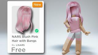 HOW TO GET BLUSH PINK HAIR FREE in Roblox