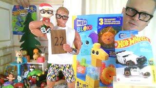 Day 22 Vlogmas Advent Holiday Calendar: MEGA Bloks Rock'n Rattle Safari Hot Wheels Skate CoComelon