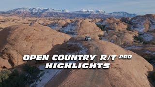Open Country R/T Pro Highlights