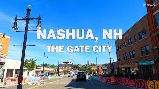 Nashua, New Hampshire - Driving Tour 4K