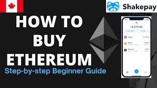 How To Buy Ethereum in Canada | ShakePay Tutorial for Beginners |Best Crypto Wallet |Crypto Exchange