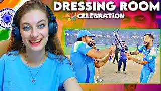 Indian Dressing Room Celebration after winning Champions Trophy 2025 | Russian Reaction