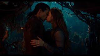 Nimue and Arthur First KISS Scene | Cursed 1x5