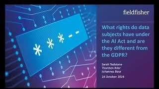 What rights do data subjects have under the AI Act and are they different from the GDPR?