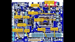 Desktop Motherboard CPU Circuit & Power Sequence