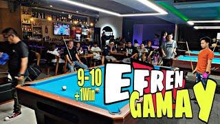 GAME 1 EFREN REYES 9-10+1Win  GAMAY RACE 17-18 @CAPITO SPORT BAR