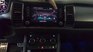 4K Skoda Kodiaq: Установка эстетической подсветки пространства ног