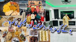 UK ki Mazedar Dawatain Aur Family Time | UK Dawat Vlog | Pakistani Single Mom Canada Daily Vlogs