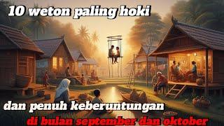 10 WETON PALING HOKI DAN PENUH KEBERUNTUNGANDI  BULAN SEPTEMBER DAN OKTOBER 2024.@buchilpala3039