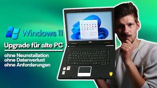 Windows 10 auf Windows 11 24H2 upgraden ohne TPM / ohne Systemanforderungen & ohne Datenverlust