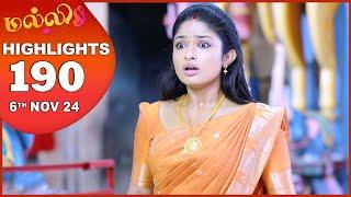 Malli Serial | EP 190 Highlights | 6th Nov 2024 | Nikitha | Vijay | Saregama TV Shows Tamil