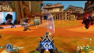 Testing the most damage per second you can get in Overwatch