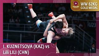 Gold Medal • WW 62Kg • Irina KUZNETSOVA (KAZ) vs. Lili LILI (CHN)