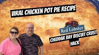 Make the Famous Cheddar Biscuit Chicken Pot Pie - Viral Internet Recipe!