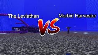 The Leviathan vs Morbid Harvester  Minecraft  Mob Battle