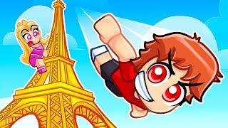 Roblox Climb And Jump Tower With MY CRAZY FAN GIRLS...