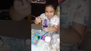 Making purply beautiful slime by Maven