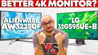 Dell Alienware AW3225QF vs LG 32GS95UE-B Comparison - 4k Gaming Kings?