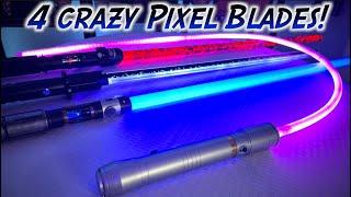 4 Crazy Neopixel Lightsaber Blades!