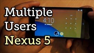 Enable Multiple User Profiles on Your Nexus 5 Phone [How-To]