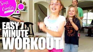 7 MINUTE FAMILY WORKOUT | Scott and Camber
