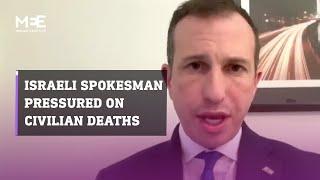 Piers Morgan pressures Israeli spokesperson on civilian deaths in Gaza