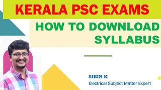 HOW TO DOWNLOAD KERALA PSC EXAM SYLLABUS #syllabus #keralapsc