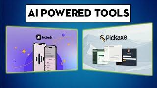 AI Productivity Power Ups with Letterly and Pickaxe on AppSumo