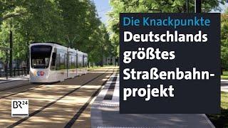 Größtes Straßenbahnprojekt in Deutschland: Viele Hürden auf dem Weg zur Stadt-Umland-Bahn | BR24