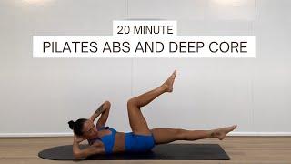 20 MINUTE PILATES ABS | At Home Pilates | Deep Core Workout | Ab Sculpt and Tone