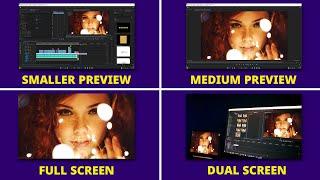 Premiere Pro FULL SCREEN PREVIEW & More!!