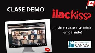 Clase demo en ILAC KISS   inglés online 2020  comienza en casa y termina en Canadá!