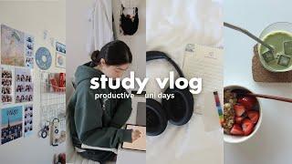 UCLA STUDY VLOG ️ productive uni days, midterm prep, study w me, asmr cooking, friend gatherings