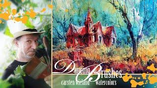 Full Watercolor Demo - The Old House by Carsten Wieland