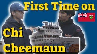 First Time on Chi-Cheemaun Ferry to Manitoulin Island Northern Ontario