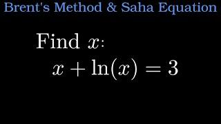 Brent’s Method of Finding Roots and Inverse Functions: Algorithms for Grad Students (1)