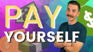 business tip: HOW TO PAY YOURSELF as a small business or side hustle 