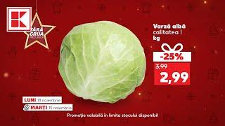 Oferta Kaufland din 18-19 noiembrie: varză albă, orez, sana & chefir