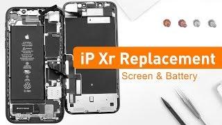 iPhone XR Screen & Battery Replacement --Just Five Steps ! (4K Video)