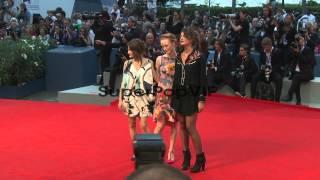 India Salvor Menuez, Lola Creton and Carole Combes at Apr...