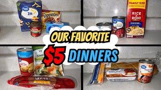 The BEST $5 Dinners That Are Kid Approved  || Budget Friendly Meals For Families