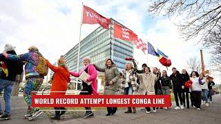 TU/e World Record Attempt for the longest conga line (polonaise)