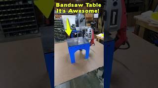 Harbor Freight Bandsaw Table #diy #makingstuff