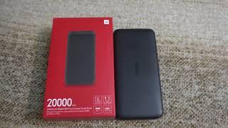 Redmi Power Bank (20000mAh, 18W Quick Charge, 74Wh, 2 Outputs, 2 Inputs)