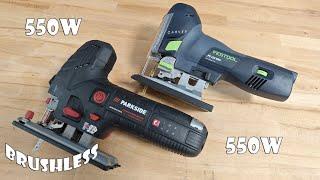 Festool PS 420 EBQ vs Parkside Performance PPSTK 550 A1 Jigsaw