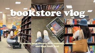 *cozy* bookstore vlog  spend the day book shopping at barnes & noble with me + a big book haul!