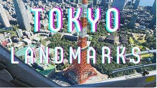 MSFS - Tokyo Default After (Japan Update) VS Samscene Tokyo Landmarks