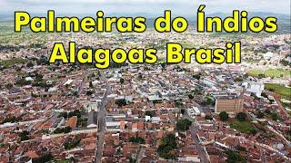 Palmeiras do Índios - Alagoas Brasil - visto a partir do Cristo em 2.7K - Dji Mavic Mini