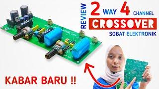 REVIEW 2 WAY CROSS OVER 4 CHANNEL‼️ BUATAN SOBAT ELEKTRONIK ‼️